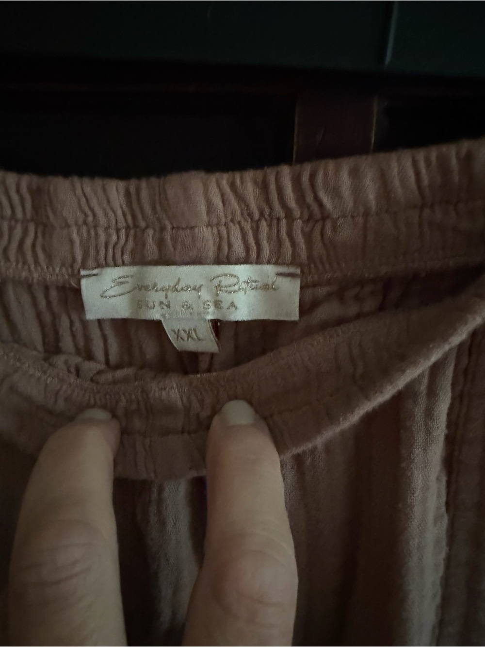 Everyday Ritual Riley Cotton Gauze Split Hem Pants - Picture 5 of 6